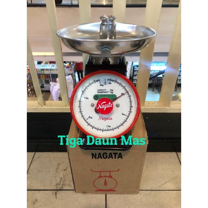 Timbangan Jarum Nagata B2R 3 Kg Timbangan Duduk Jarum Nagata 3Kg