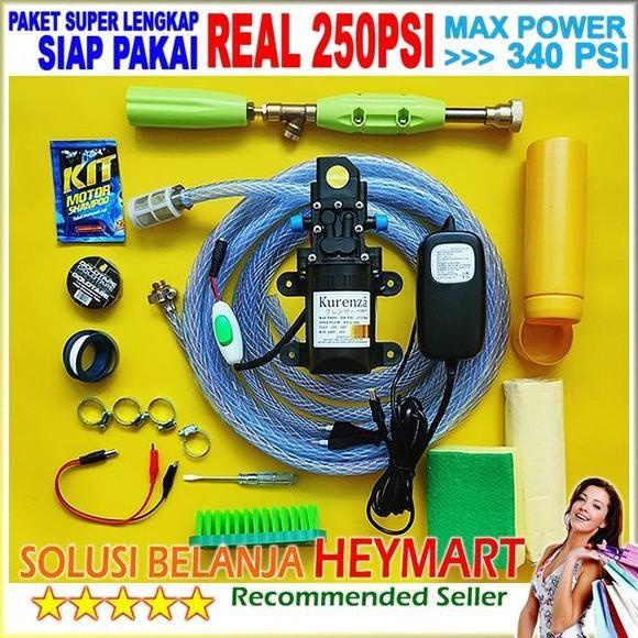 Alat Mesin Cuci Motor Mobil AC Steam Jet Mini Pompa Doorsmeer LENGKAP Premium Original