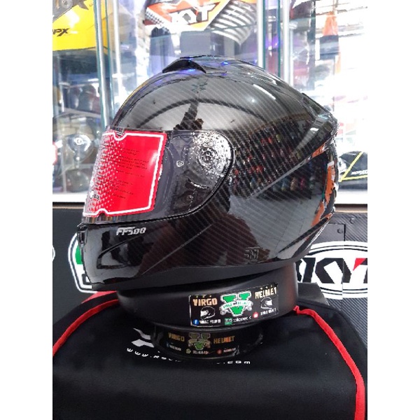 HARGA DISKON RSV HELM FF500 SOLID CARBON GLOSY FULL FACE