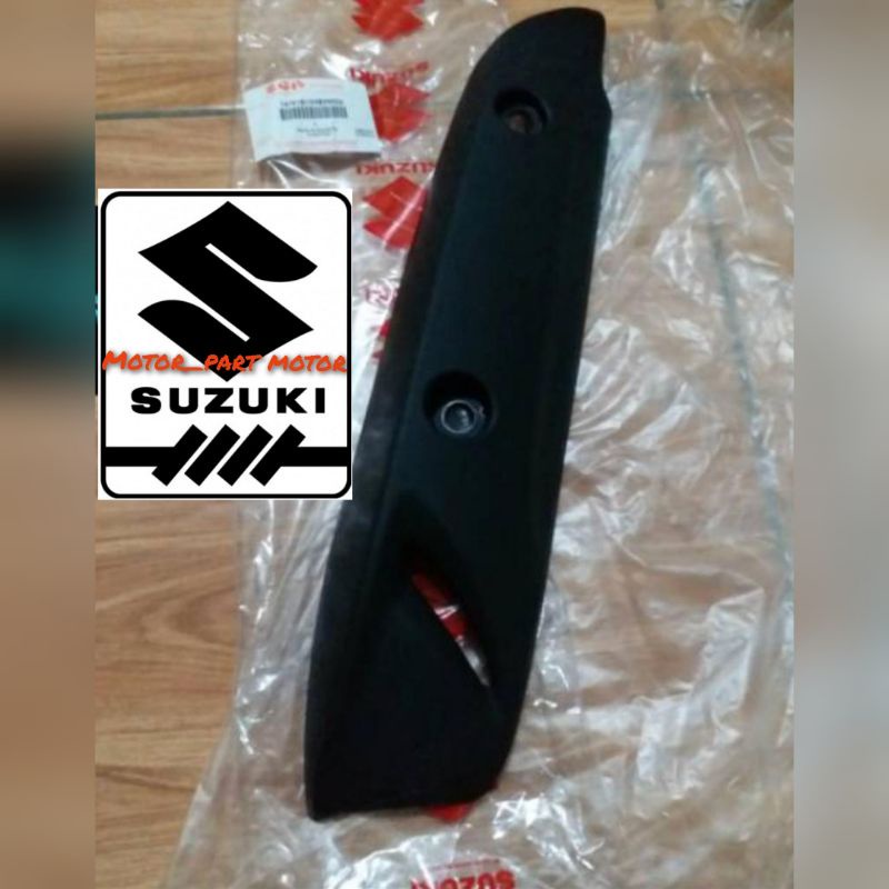 DISKON cover tameng pelindung knalpot Suzuki skywave Hayate 125 ORI SGP