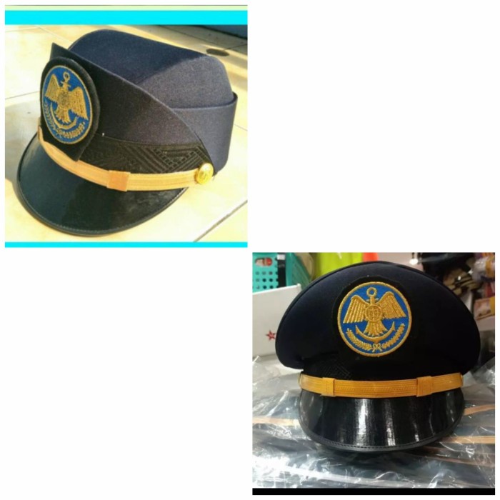 Topi topi pet pdu perhubungan dishub dan kemenhub (pria dan wanita)(Z2N6) Topi Pria Jaring Topi Pria