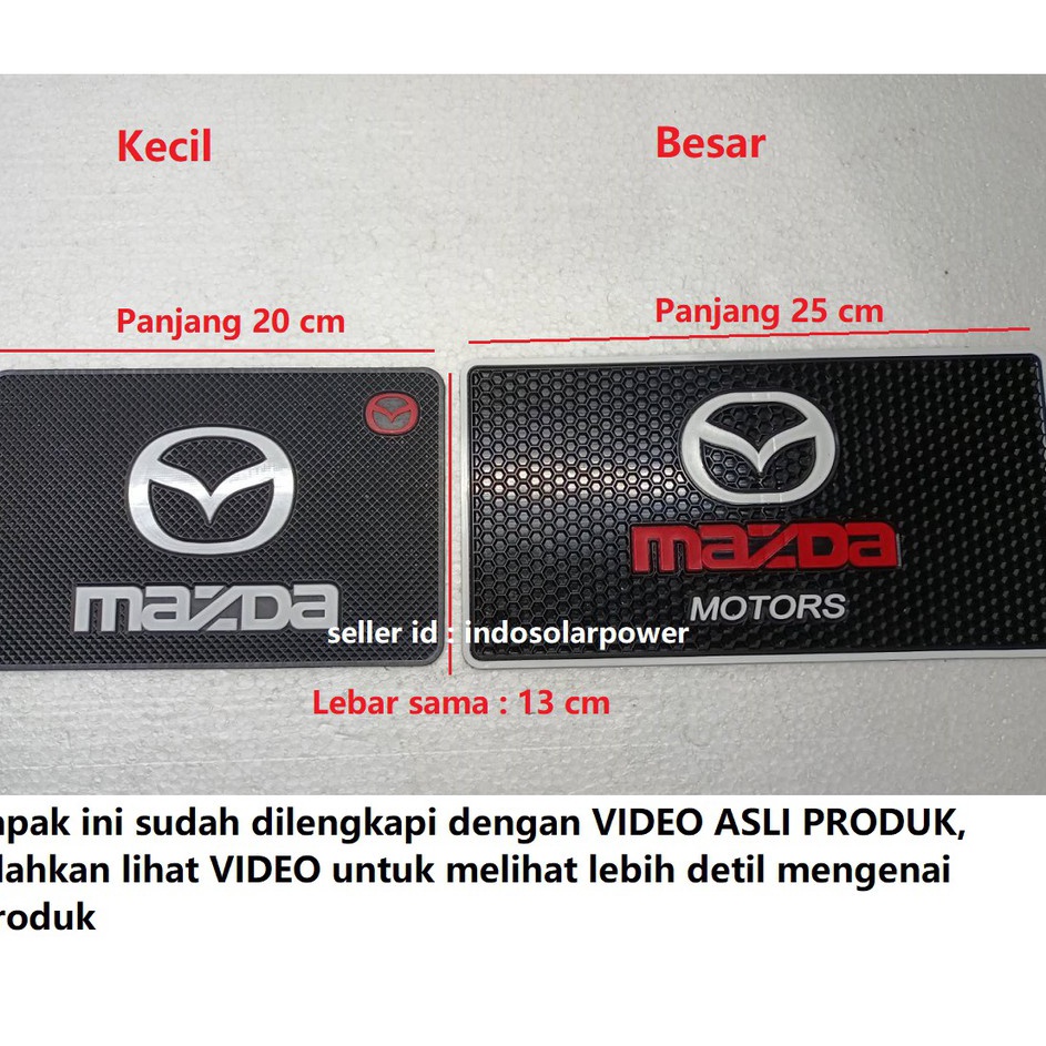 Dashmat Anti slip sticky pad Hp Gps dashboard mobil MAZDA 2 3 5 7 Biante CX-5 CX-7 CX-9 CX 5 7 9 nyg