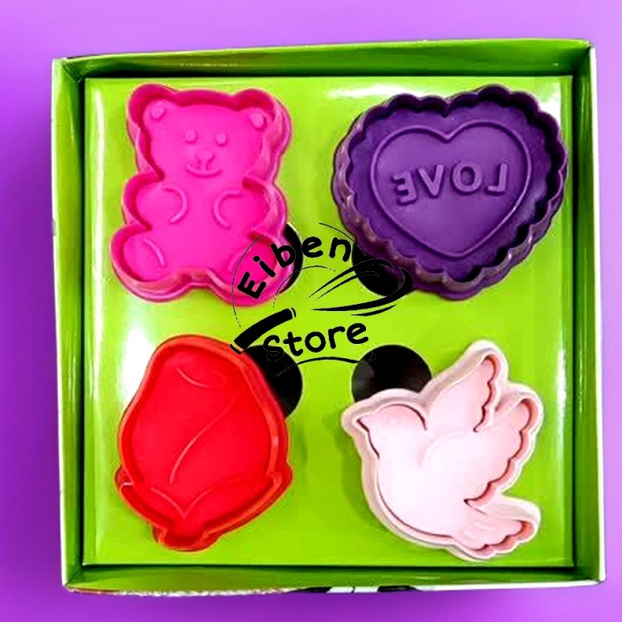 

✅Termurah Silikomart Mini Cookie Cutter Valentine Set-4 Terbaru