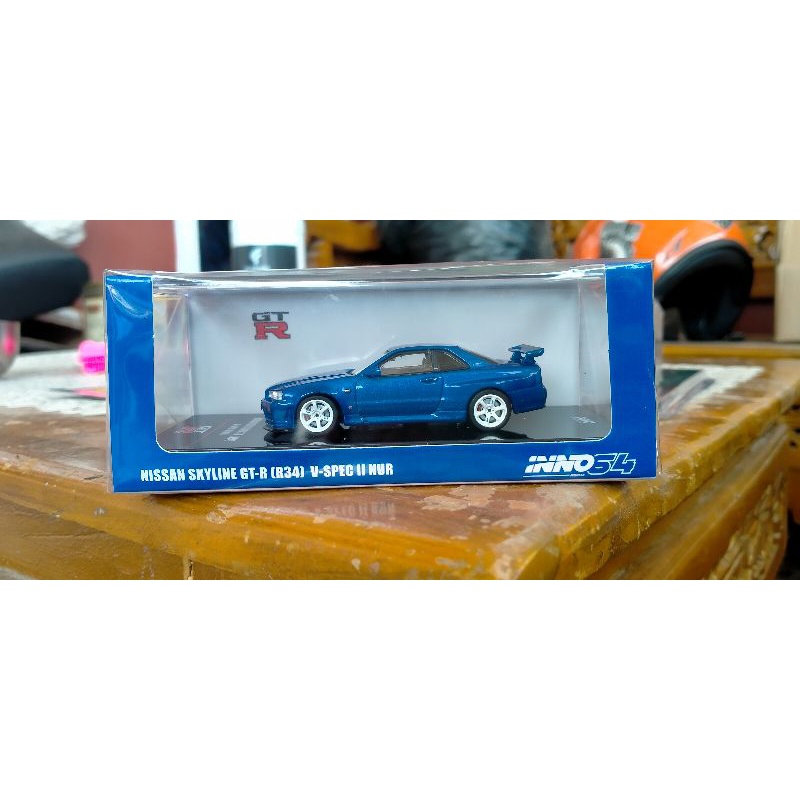 Tarmac Nissan Skyline GTR R34 VSpec Nur Blue