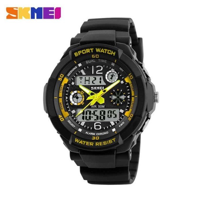 TERMURAH Jam Tangan Anak Anak Cowok SKMEI 1060 Original Anti Air 50M - Kuning /JAM TANGAN ANAK/JAM