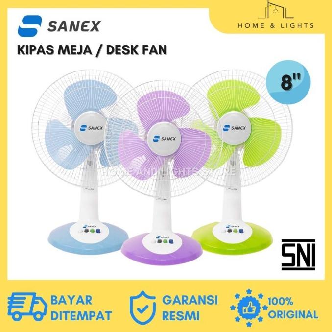 SANEX Desk Fan 8 Inch 12 Inch / Kipas Angin Meja Sanex SNI Kipas Angin
