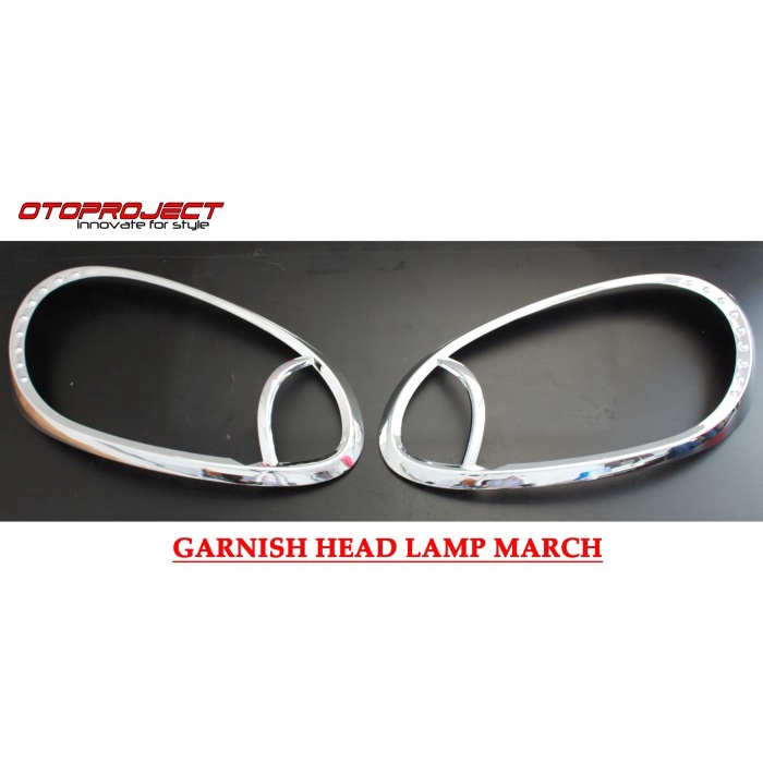 Head Lamp Cover Nissan March berkualitas