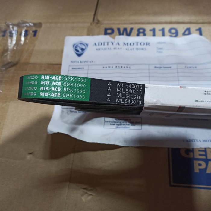 fan belt (van belt v-belt) galant V6 lele ORI ac power steering best seller