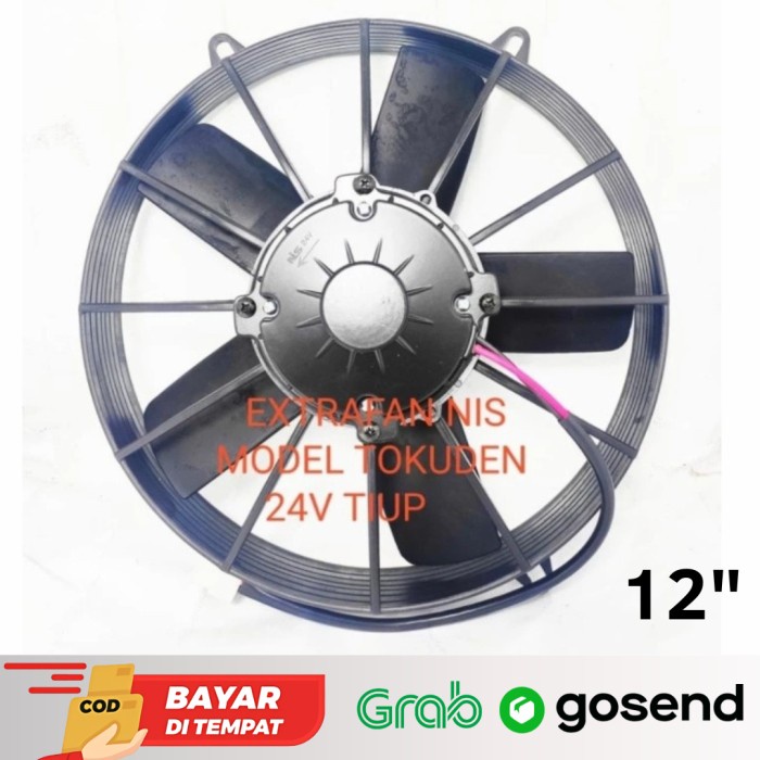 Kipas Extra Fan Ac Nis Model Tokuden 24V Tiup 12 Inch terbaik