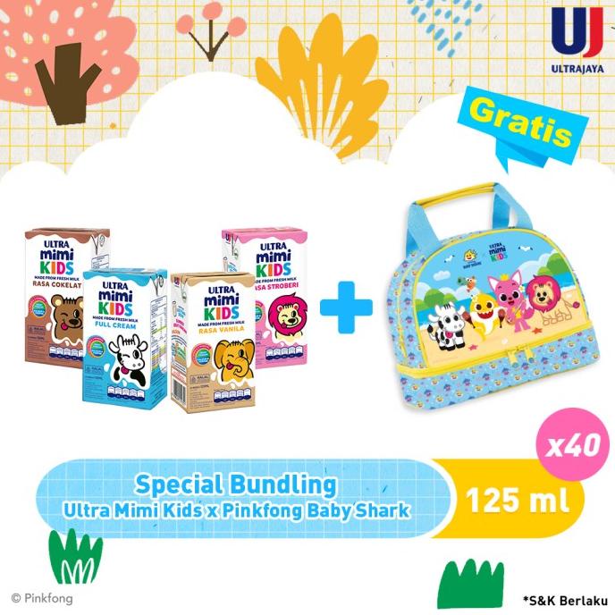 

Ultra Mimi 125 ml Paket Isi 40 pcs FREE Lunch Bag Baby Shark