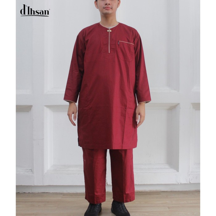 d'Ihsan Setelan Baju Koko Pakistan Kurta