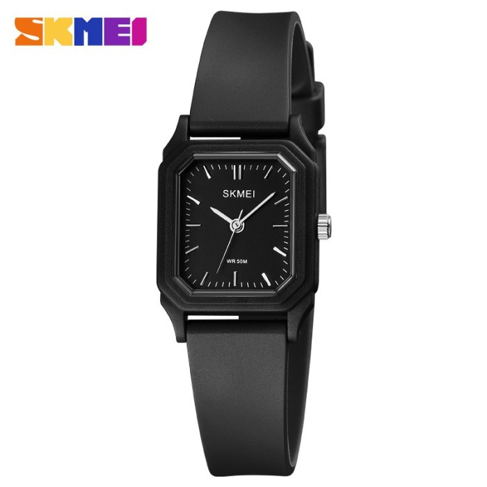 Jam Tangan Wanita SKMEI 1651 Quartz Small Dial HITAM HITAM