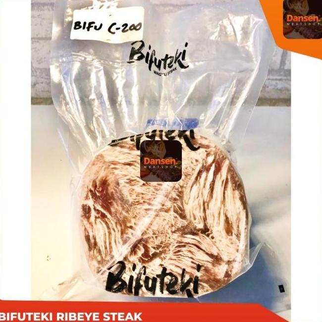 

Top Quality Bifuteki Steak Wagyu Beef Ribeye 1Kg Ready Stok Osscasop