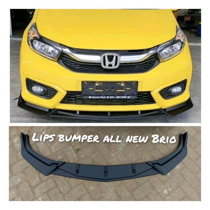 ✅Original Front Lips Bumper Winglet Depan Mobil Honda All New Brio Bisa Gojek