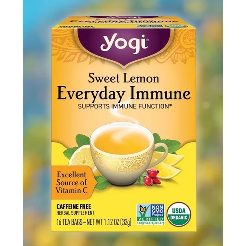 

Yogi Tea Sweet Lemon Everyday Immune Organic Herbal 16 Tea Bags