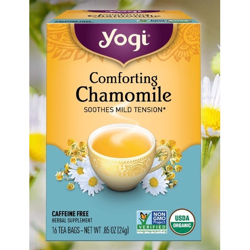 

Yogi Comforting Chamomile 16 tea bags SOOTHES MILD TENSION* Organic