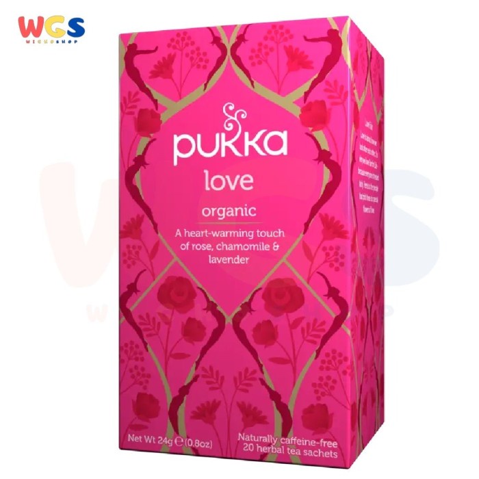 

Pukka Love Organic Heart Warming Touch of Rose Chamomile 20 Tea Bags