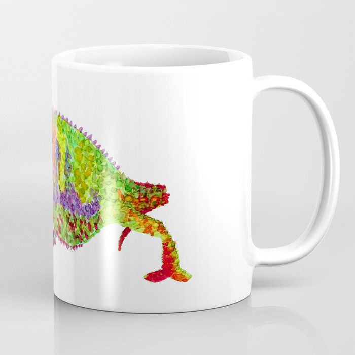 Mug Kopi Bunglon Berwarna-warni