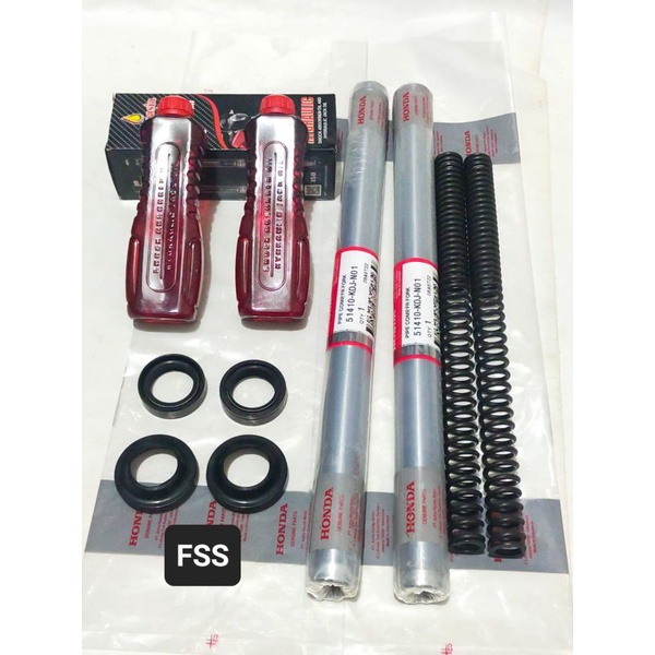 Paket As Shock Suling Depan Komplit Honda Genio Beat Street Beat Deluxe Beat New Scoopy 2020 KOJ