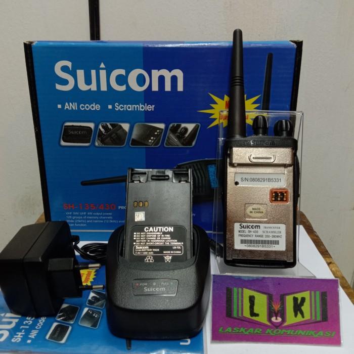 FREE ONGKIR HT SUICOM SH-430 FREQ UHF 350 MHZ