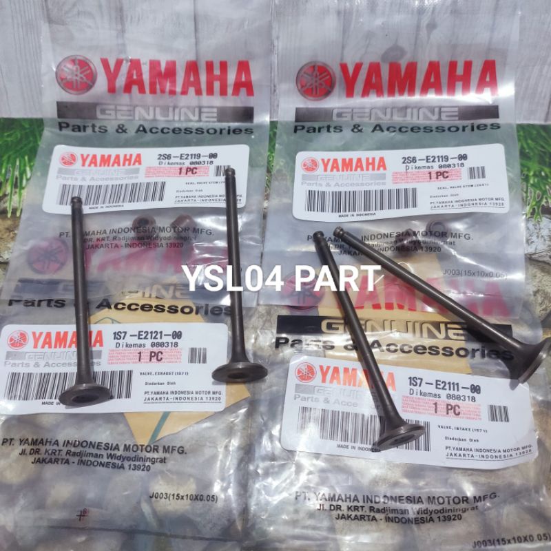 KLEP SET PLUS SIL KLEP YAMAHA VIXION OLD VIXION NEW JUPITER MX ORI