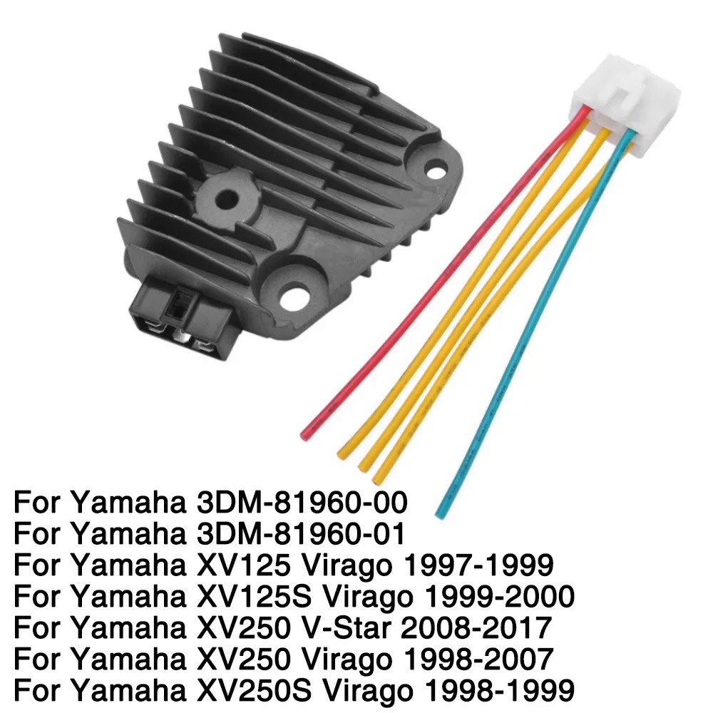 ❤Motorcycle Voltage Regulator Current Rectifier for Yamaha XV125 XV125S XV250 XV250S XV 125 250 Vira