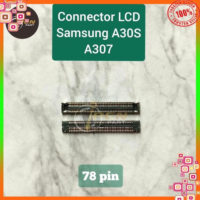 Konektor Lcd Samsung A30S Original Socket Connector Soket