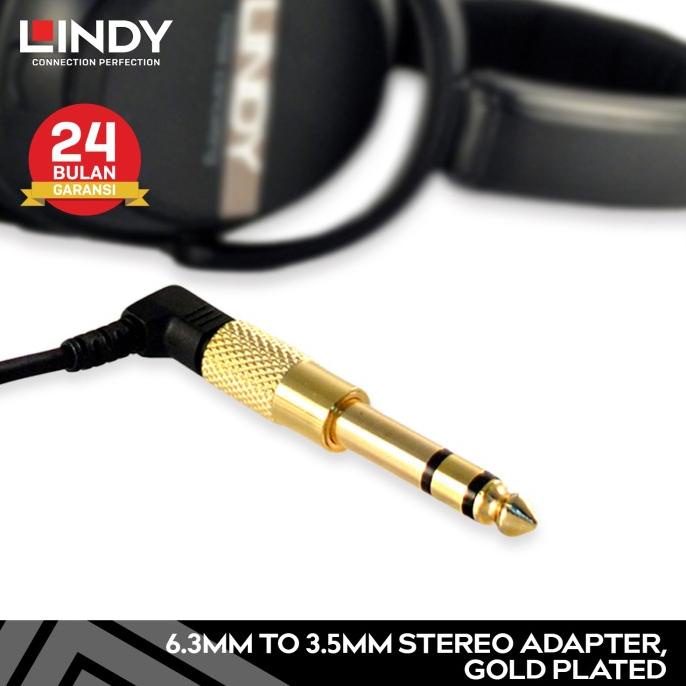 Lindy Audio Jack 6.3Mm Male To 3.5Mm Female Gold Plated Stereo
