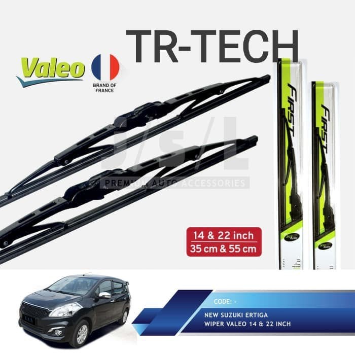 wiper valeo new Ertiga model cb / aksesoris ertiga star