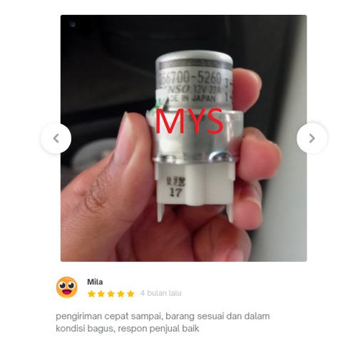 Relay Kaki 4 AC MOBIL BULAT 056700 5260 12 VOLT 22A DENSO ASLI best deal