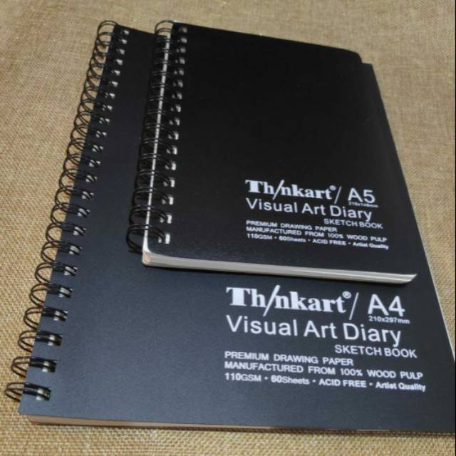 

Thinkart Visual Diary (Sketch Book) A5/A4