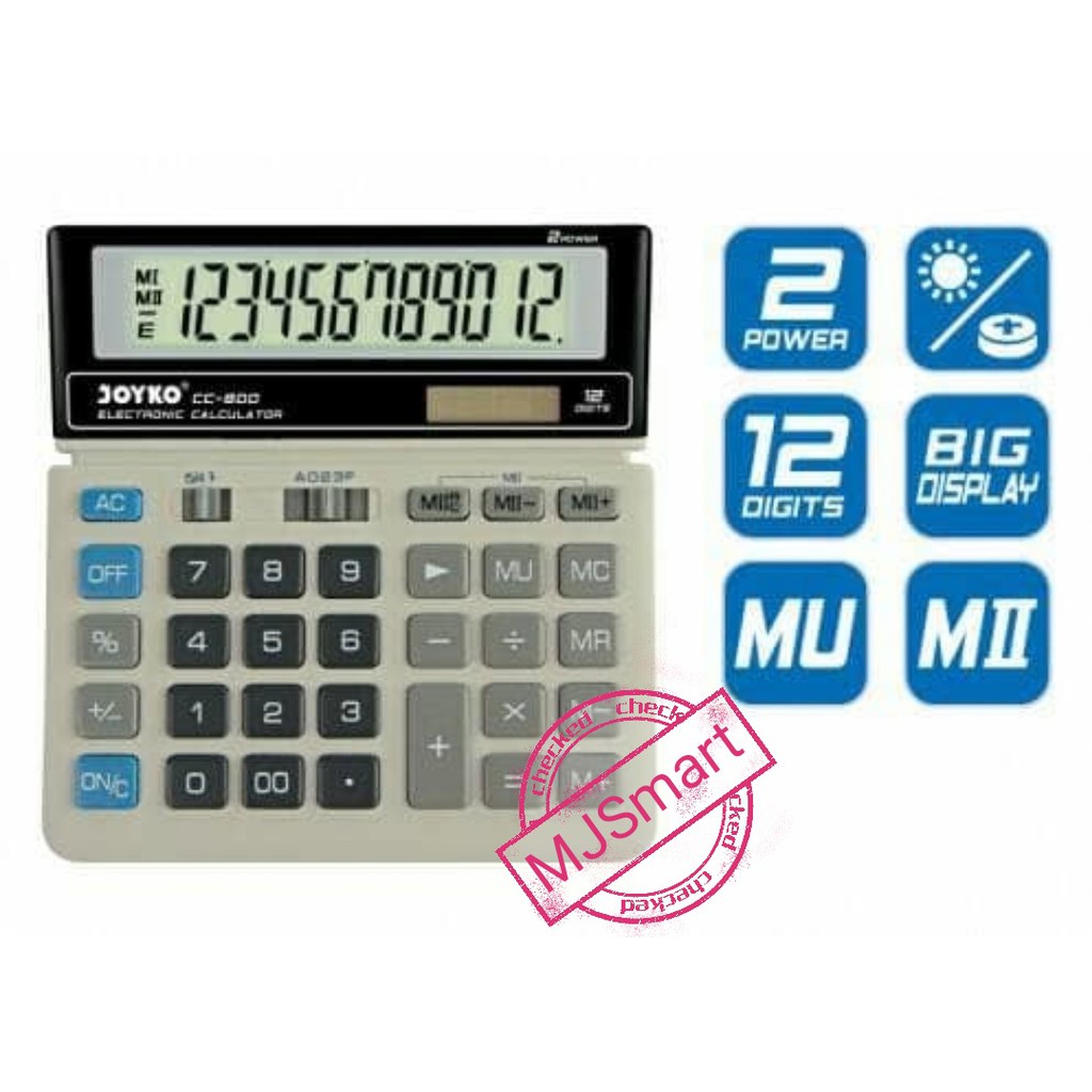 

Calculator / Kalkulator Joyko Cc-800