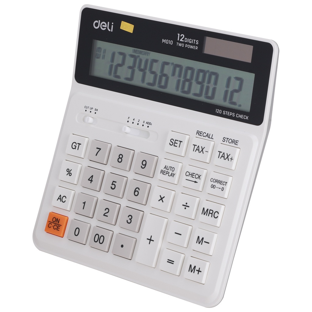 

Kalkulator Deli 12 Digits 120 Step Che - M01010