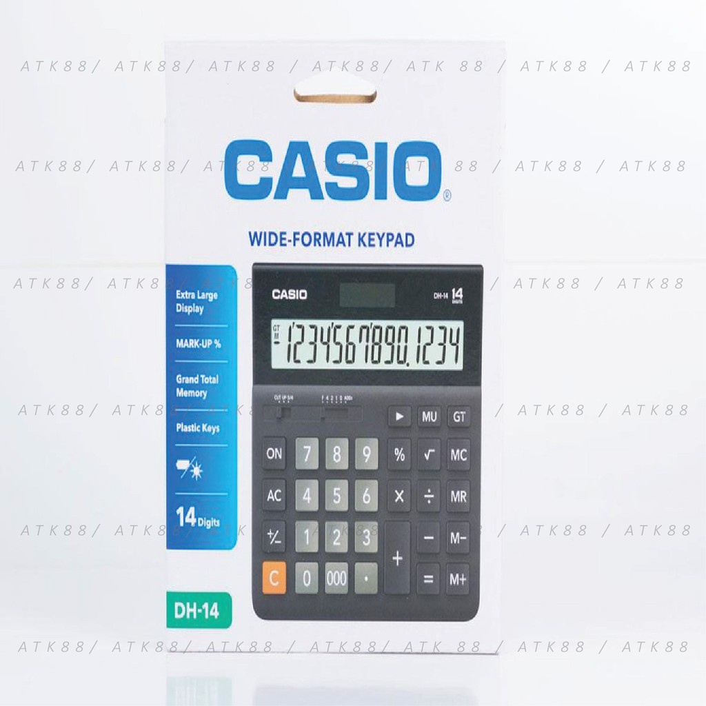 

Casio Dh 14 Calculator Desktop Kalkulator Meja Kantor Office Dh14