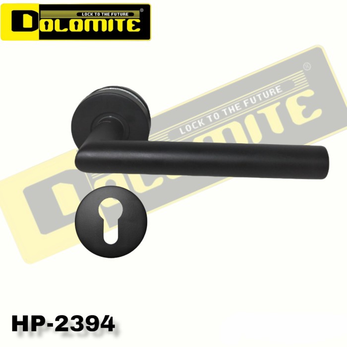 HANDLE ONLY GAGANG PINTU RUMAH MURAH TANPA KUNCI HITAM BLACK 2394