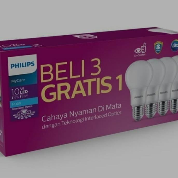 lampu philips led paket 10,5watt