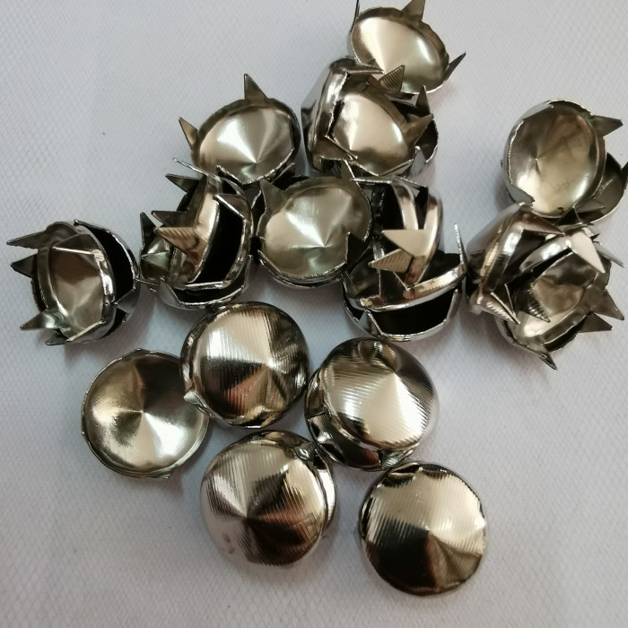 

spike / stup bulat lancip 12mm nikel / 144pcs