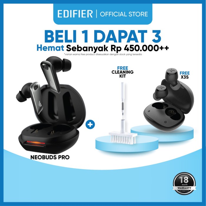 Edifier Tws Neobuds Pro Hi-Res Sound With Active Noise Cancellation