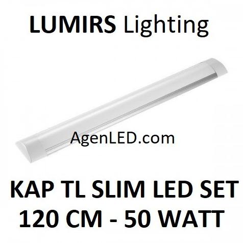 LUMIRS Lampu TL LED SLIM 50W 120cm Kap t8 t5 50 w watt Neon 120 cm S3