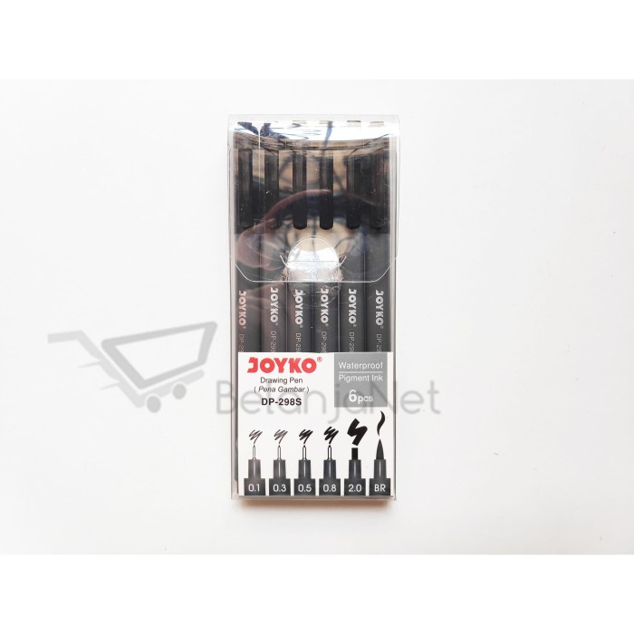 

Drawing Pen Joyko Dp-298S Set 6 Pcs Terbaru