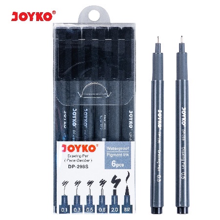 

Spidol Drawing Joyko / Drawing Pen Joyko 6 Set Terbaru