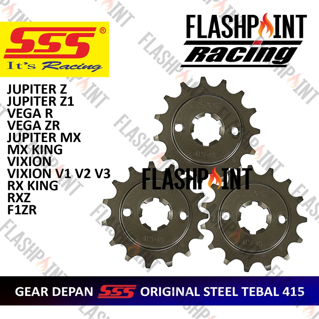 (BISA COD) GIR GEAR DEPAN 415 SSS ORIGINAL JUPITER Z JUPITER Z1 VEGA R ZR JUPITER MX RXS VIXION RX K
