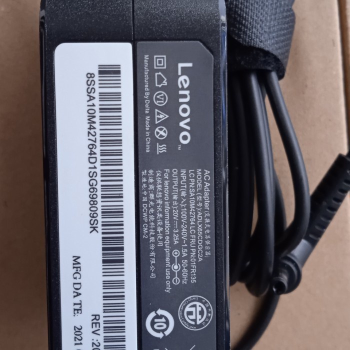 Adaptor Charger Lenovo Yoga 510 530 530-14Ikb 81Fs Original Kp 5521