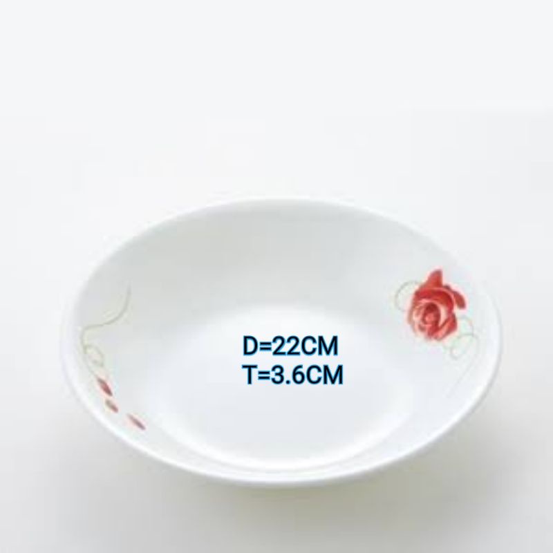 Corelle Soup Plate 22Cm Rosetta