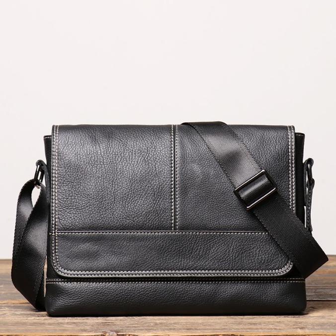 Tas Kulit Pria - Tas Selempang Kulit Sapi Asli - Tas kulit messenger