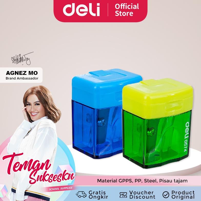 

Deli Rautan Pensil 1 lubang 7mm dengan posisi mata pisau yang tepat menghindari ujung pensil E0574