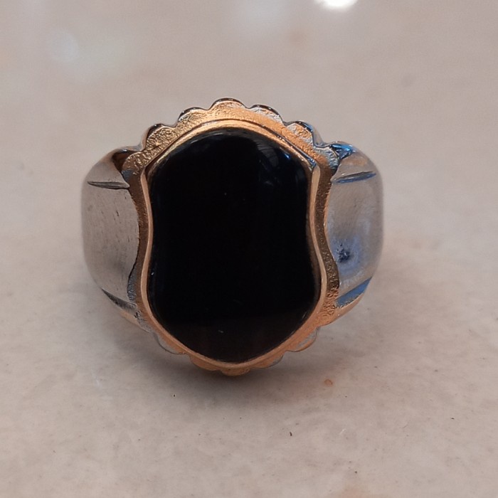 Mei Cincin Trompah Batu Yaman Habasy Original.Cincin Batu Asli.Batu Yaman