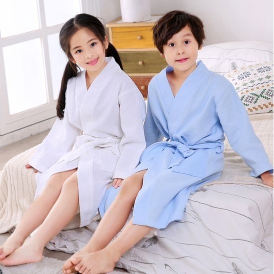 Kimono BAJU HANDUK KIMONO ANAK POLOS/BAJU KIMONO HANDUK ANAK UNISEX POLOS - pink(W0C1) IMPORT PREMIU