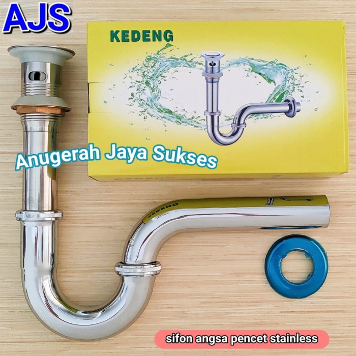 Sipon Angsa Wastafel/Afur Pembuangan Wastafel/Sipon Afur Wastafel Toto Berkualitas