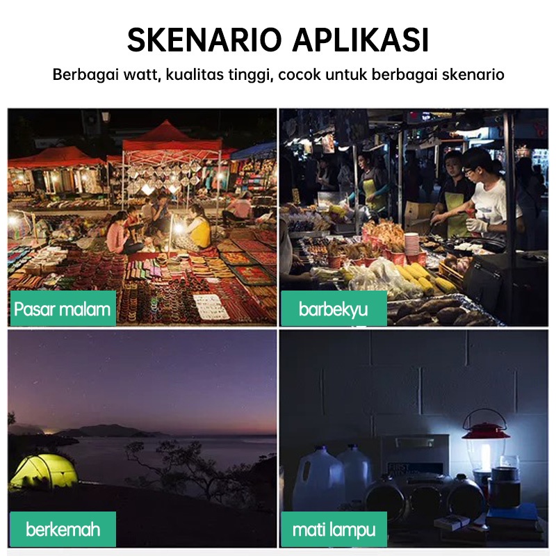 Bohlam Lampu Led Emergency 28 W Jumbo Tetap Nyala Lama Walau Listrik Mati / Lentera Malam / Lamp